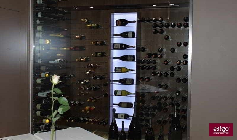 Espositori per vini esigo per stanza climatizzata ristorante Espositori per vino