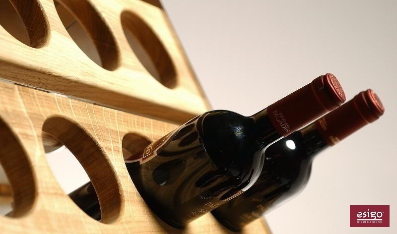 Espositore per bottiglie in legno Esigo 1 Classic