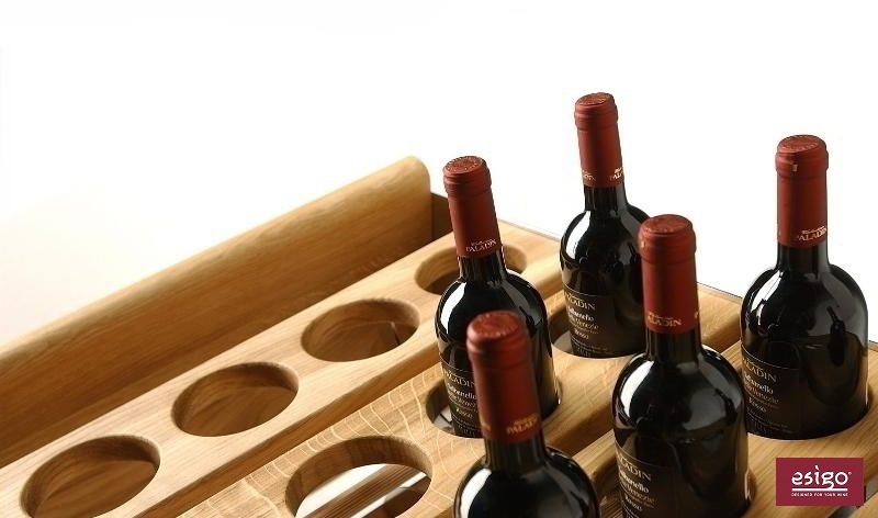 Porta vino in legno Esigo 1 Classic