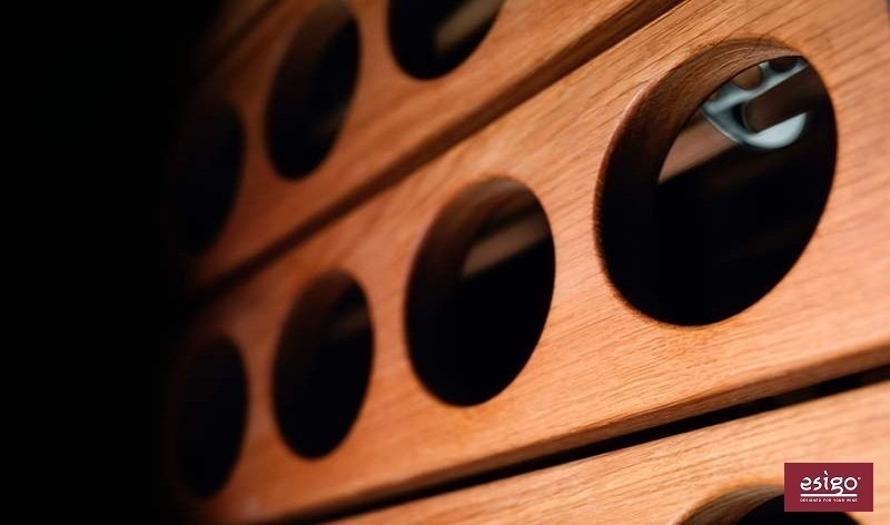 Espositore porta vini in legno Esigo 1 Classic
