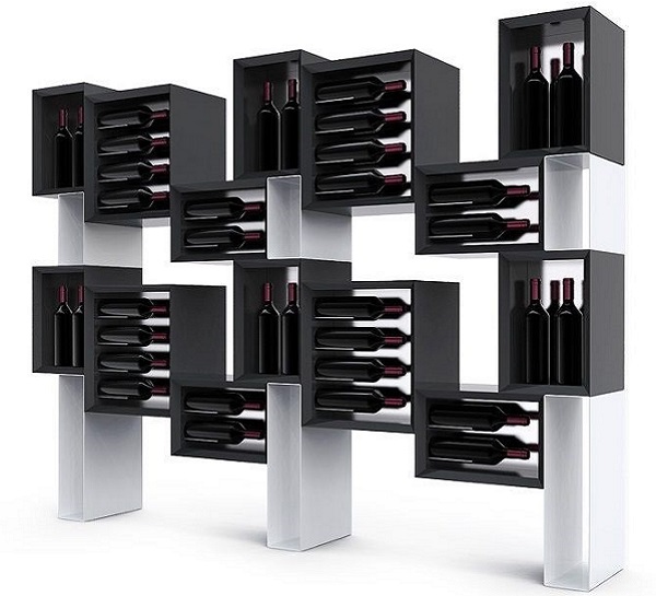Mobile vino in legno Esigo 5 Floor